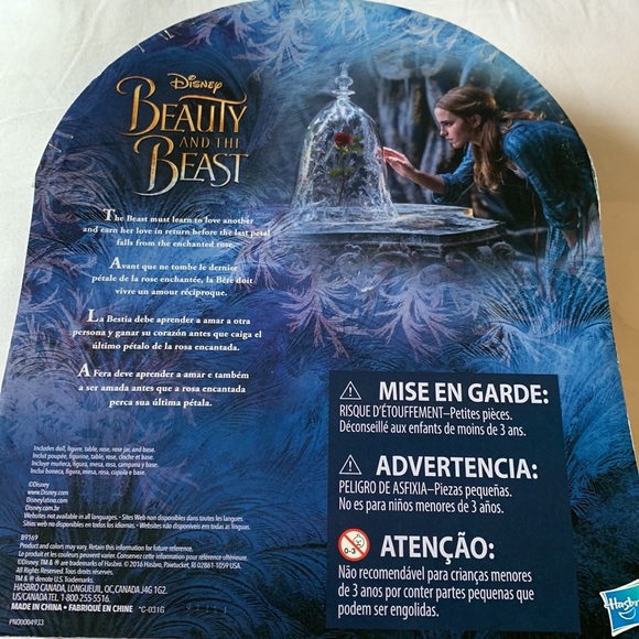 Disney live action Beauty and the Beast - Enchanted Rose Scene - new - Picture 4 of 4